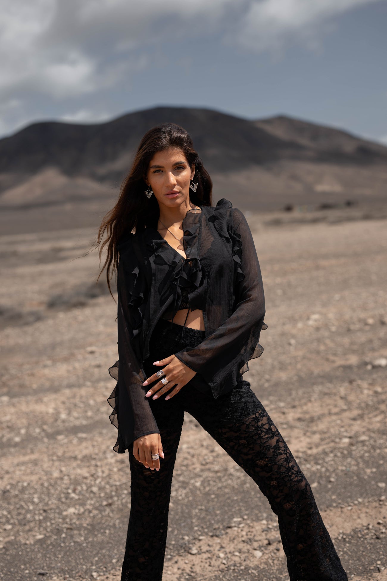 Suze lace pants