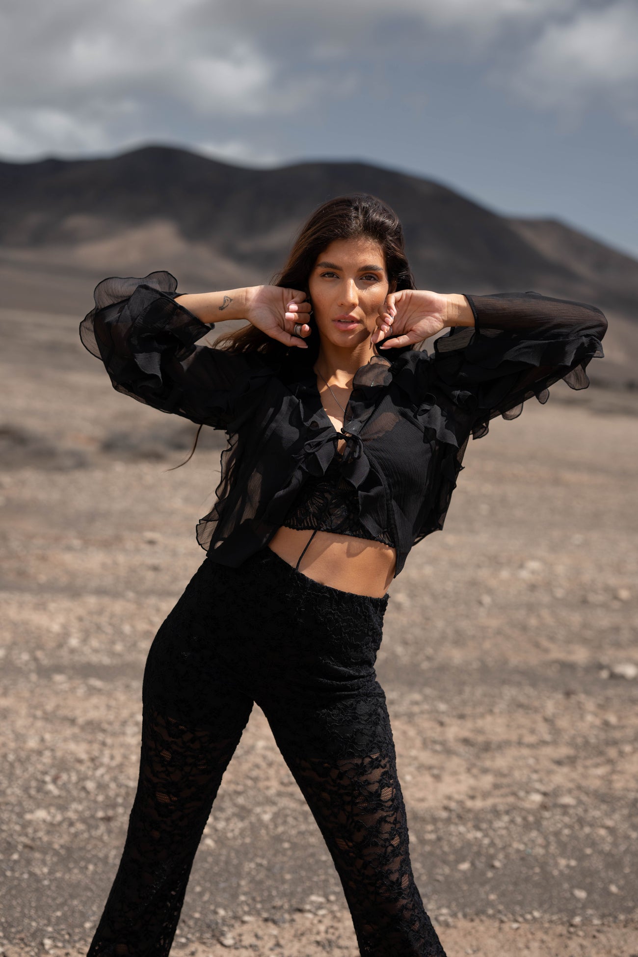 Suze lace pants