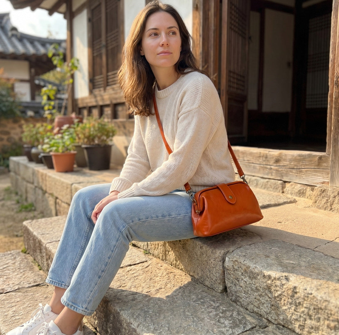 Bolso Arion Vintage - Naranja Teja