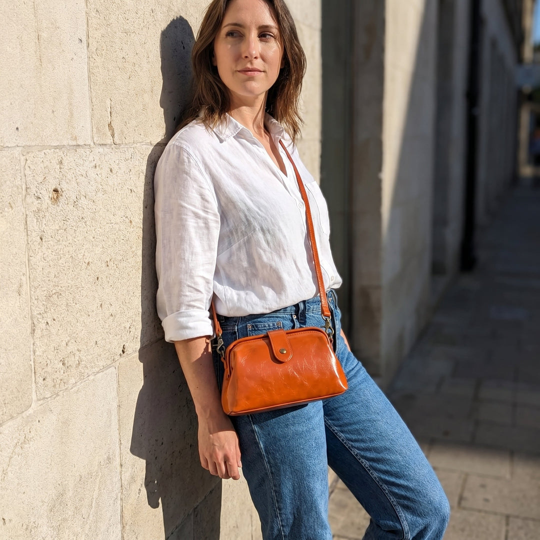 Bolso Arion Vintage - Naranja Teja