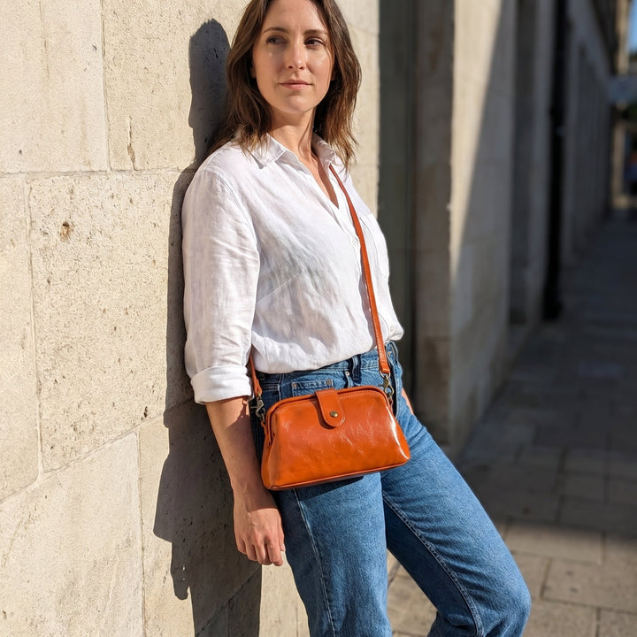 Bolso Arion Vintage - Naranja Teja