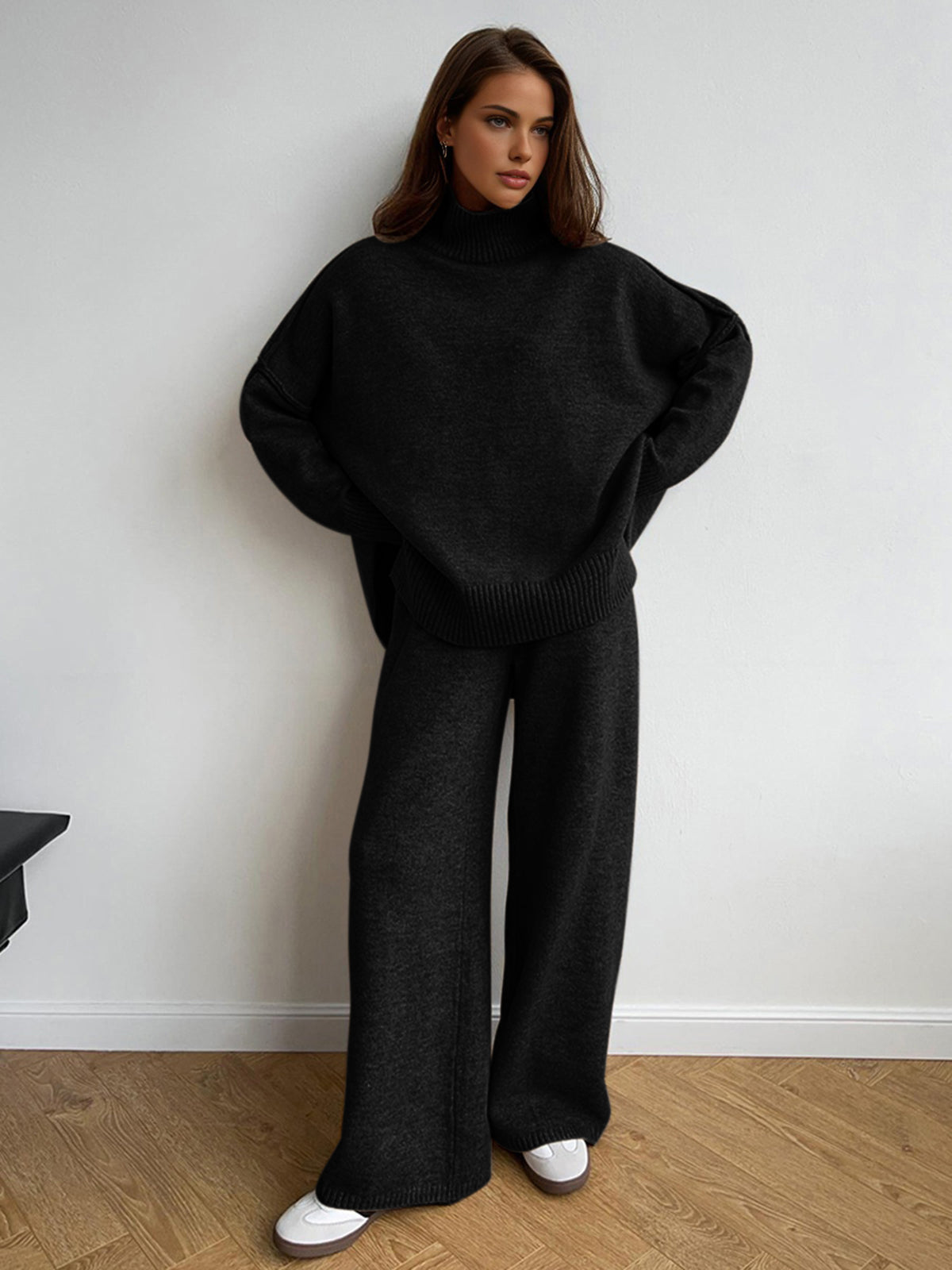 Amy · Conjunto de punto con cuello alto