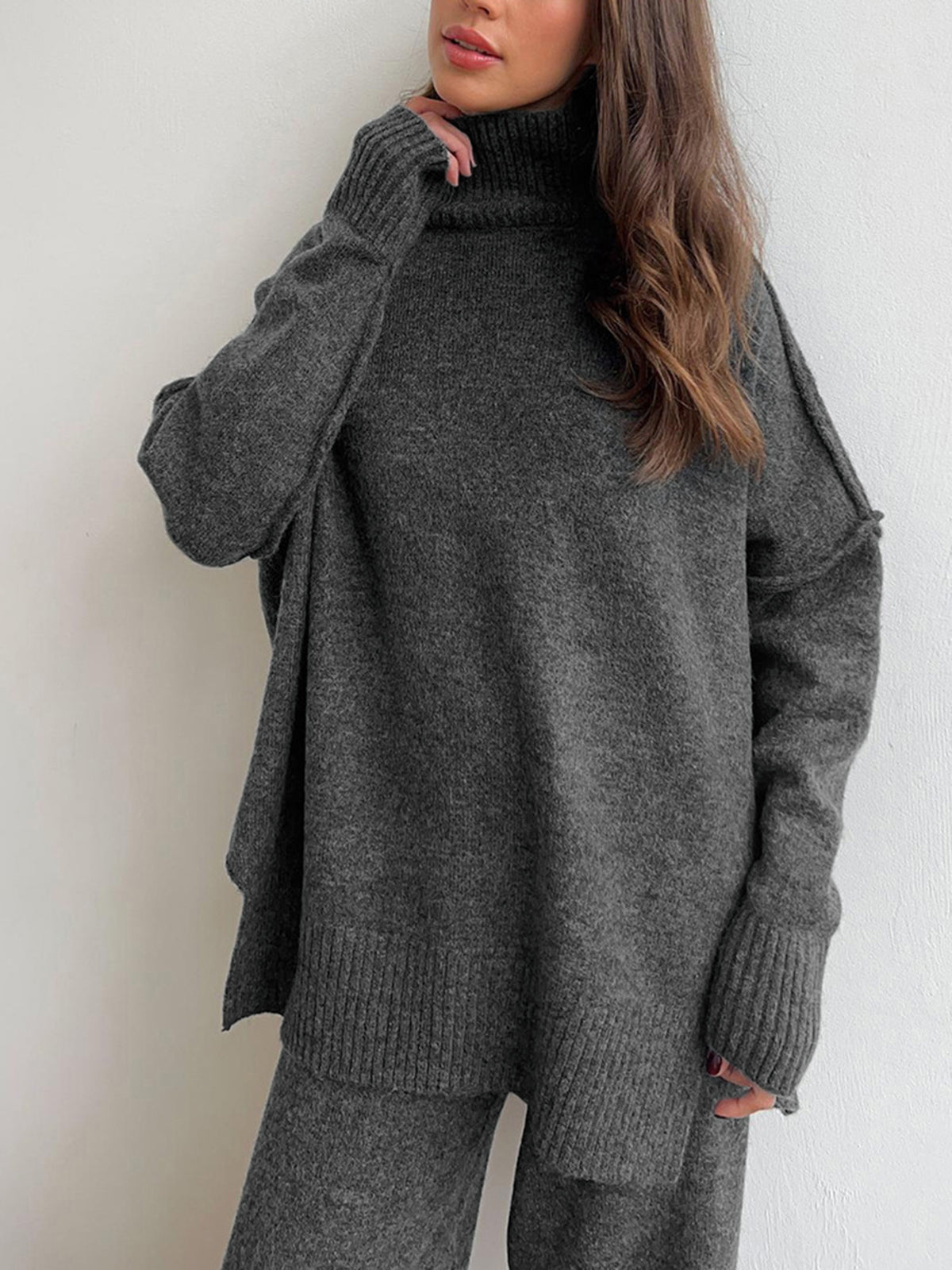 Amy · Conjunto de punto con cuello alto