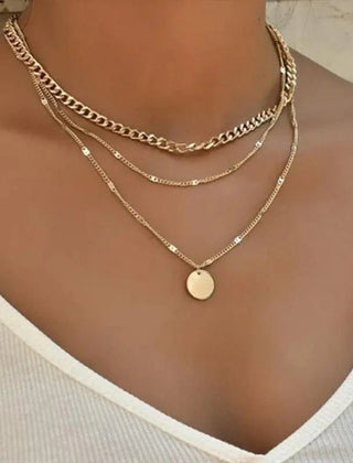Collar Doble Baño en Oro y Plata - Raúl & Sara Madrid
