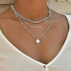 Collar Doble Baño en Oro y Plata - Raúl & Sara Madrid