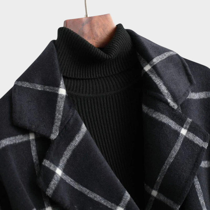 Adriana™ | Abrigo Clásico de Invierno con Diseño de Cuadros