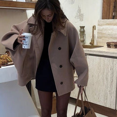 Lainey · Abrigo oversize de lana
