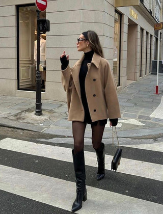 Lainey · Abrigo oversize de lana