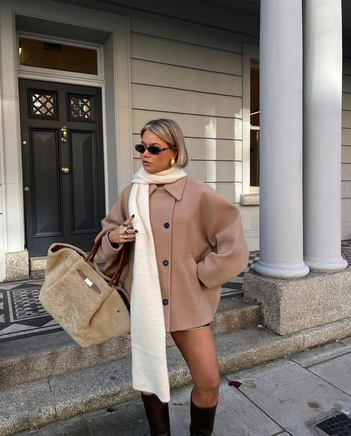 Lainey · Abrigo oversize de lana