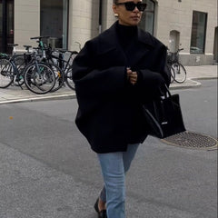 Lainey · Abrigo oversize de lana