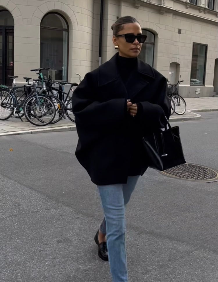 Lainey · Abrigo oversize de lana