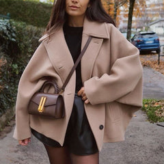 Lainey · Abrigo oversize de lana