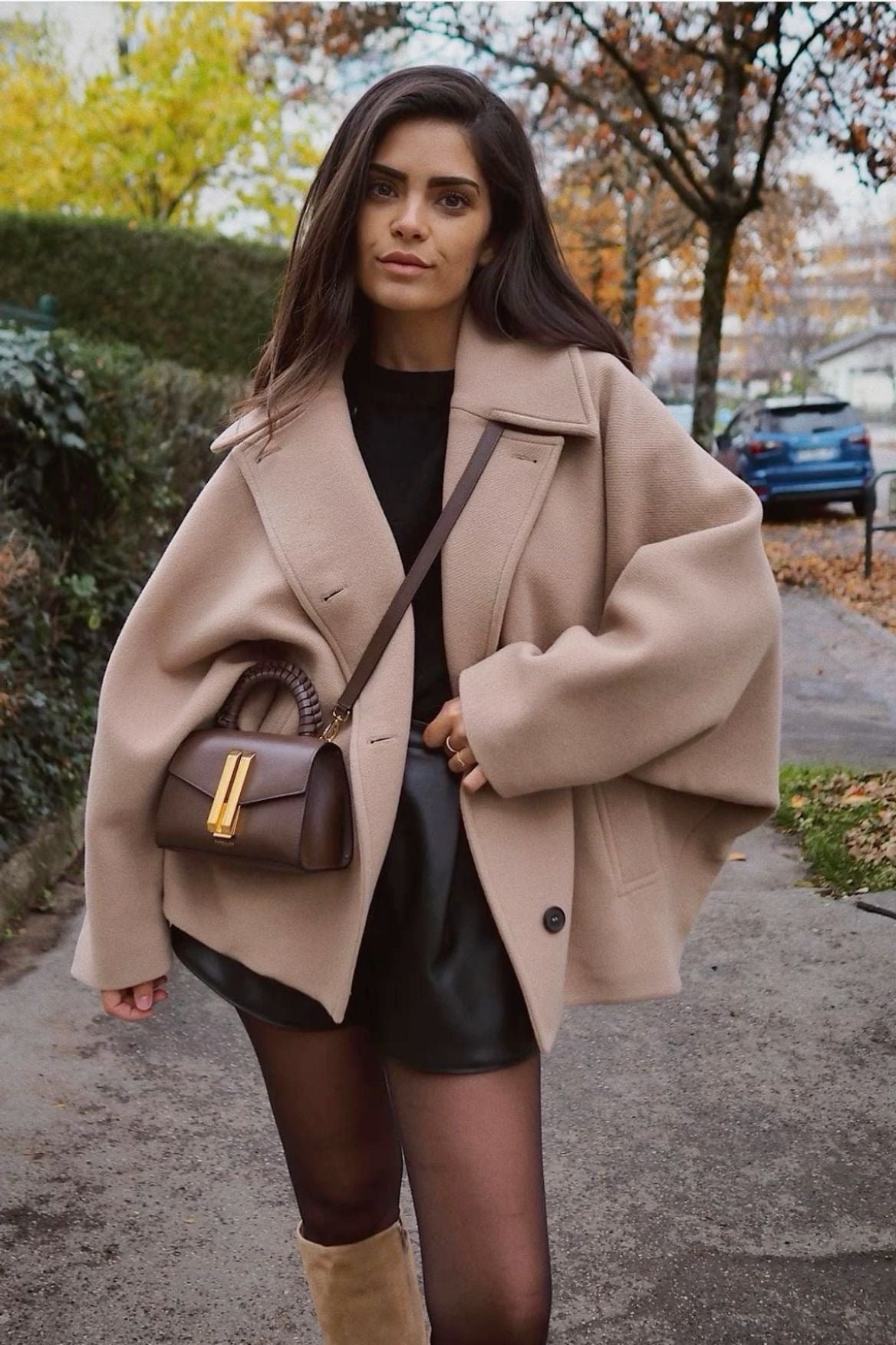 Lainey · Abrigo oversize de lana