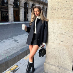 Lainey · Abrigo oversize de lana