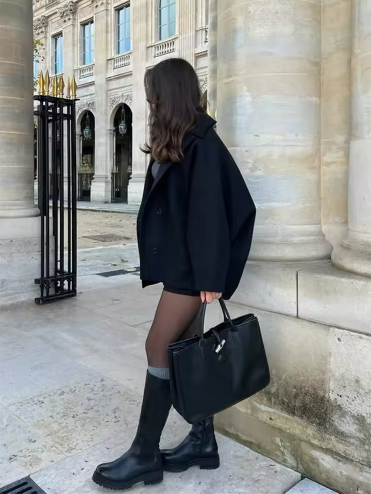Lainey · Abrigo oversize de lana
