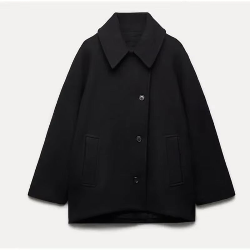 Lainey · Abrigo oversize de lana