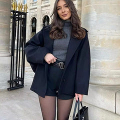 Lainey · Abrigo oversize de lana