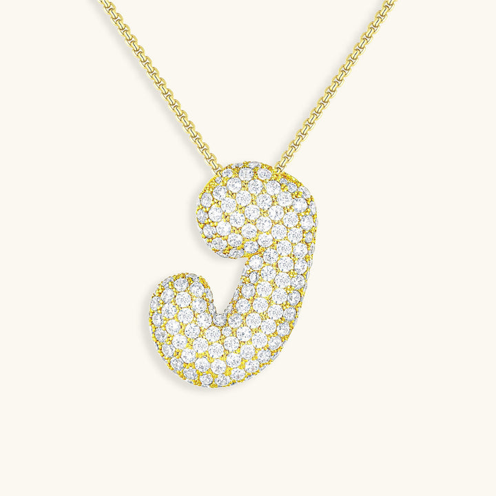 Melanie – Doble corazón en collar dorado
