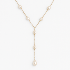 Marie – collar dorado con mini colgante luminoso - Raúl & Sara Madrid