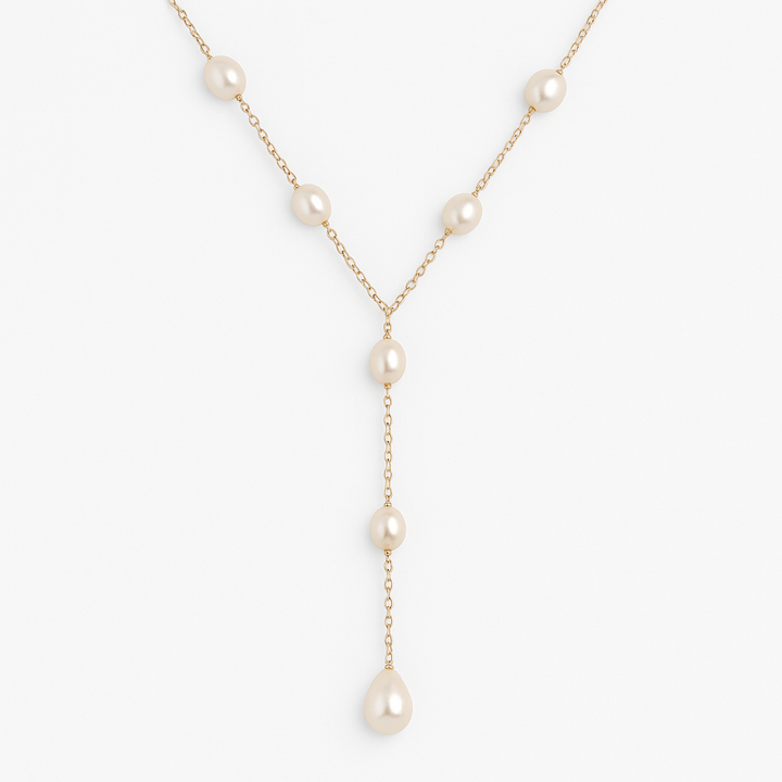 Helga-Marie – Collana dorata con pendente mini luminoso