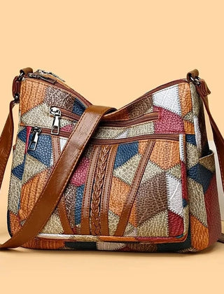 Marysol · Bolso de piel patchwork