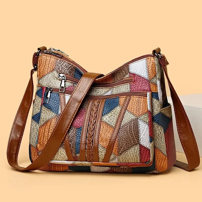 Marysol · Bolso de piel patchwork