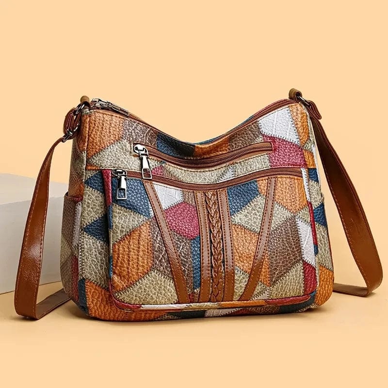 Marysol · Bolso de piel patchwork