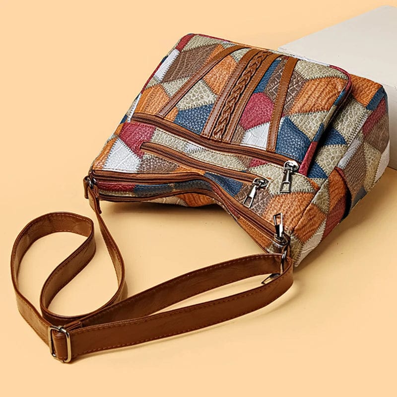 Marysol · Bolso de piel patchwork