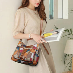 Marysol · Bolso de piel patchwork