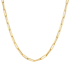 Collar dorado con detalle de perla - Raúl & Sara Madrid
