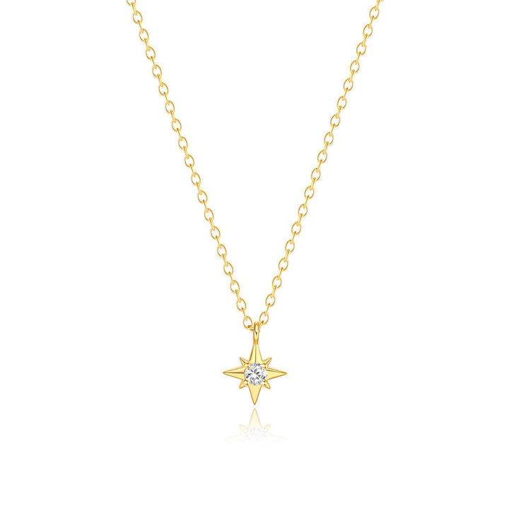 Lina – Delicate Silver Necklace with Round Pendant