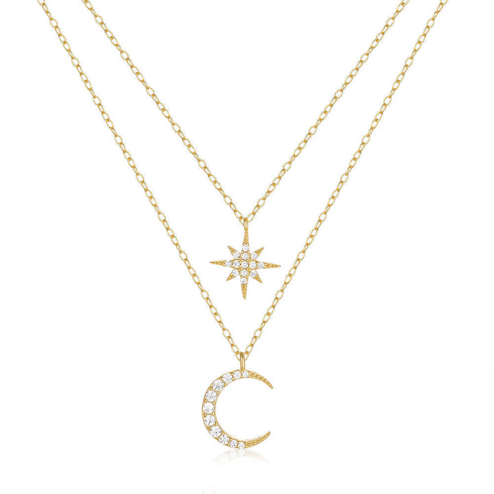 Elisa – Collana in argento con pendente circolare