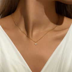 Collar de plata delicado con colgante redondo - Raúl & Sara Madrid