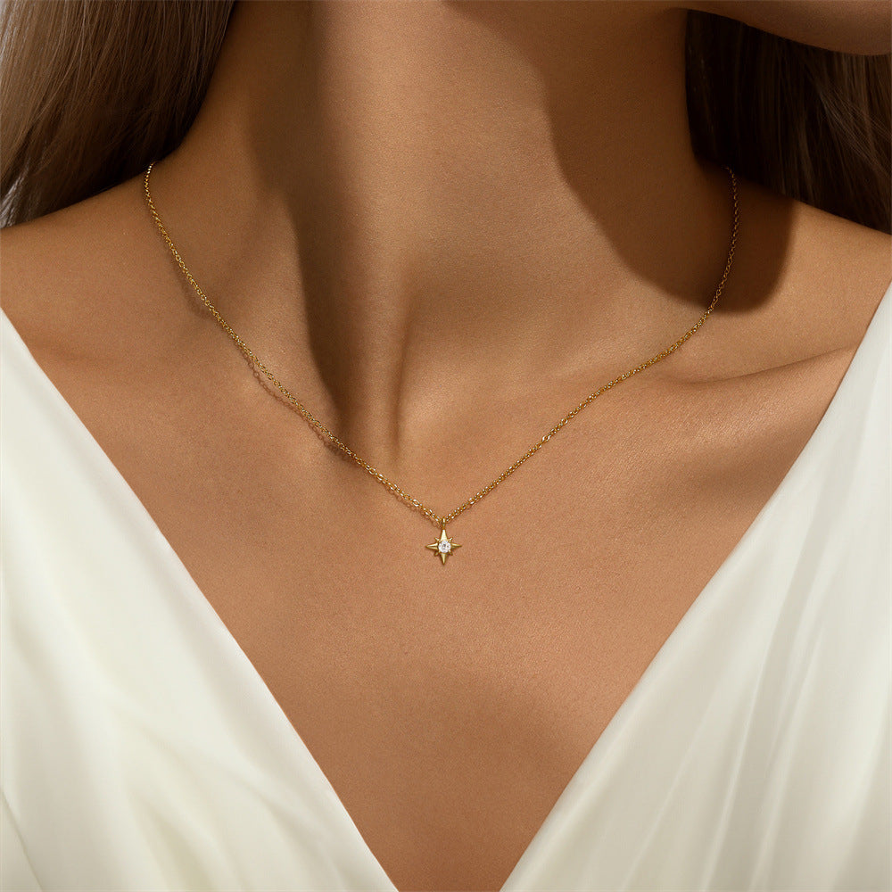 Collar de plata delicado con colgante redondo - Raúl & Sara Madrid