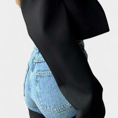 Mijie Jeans de Cintura Alta con Detalles de Patchwork y Corte Recto - Raúl & Sara Madrid