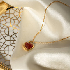 Collar con colgante de gota brillante - Raúl & Sara Madrid
