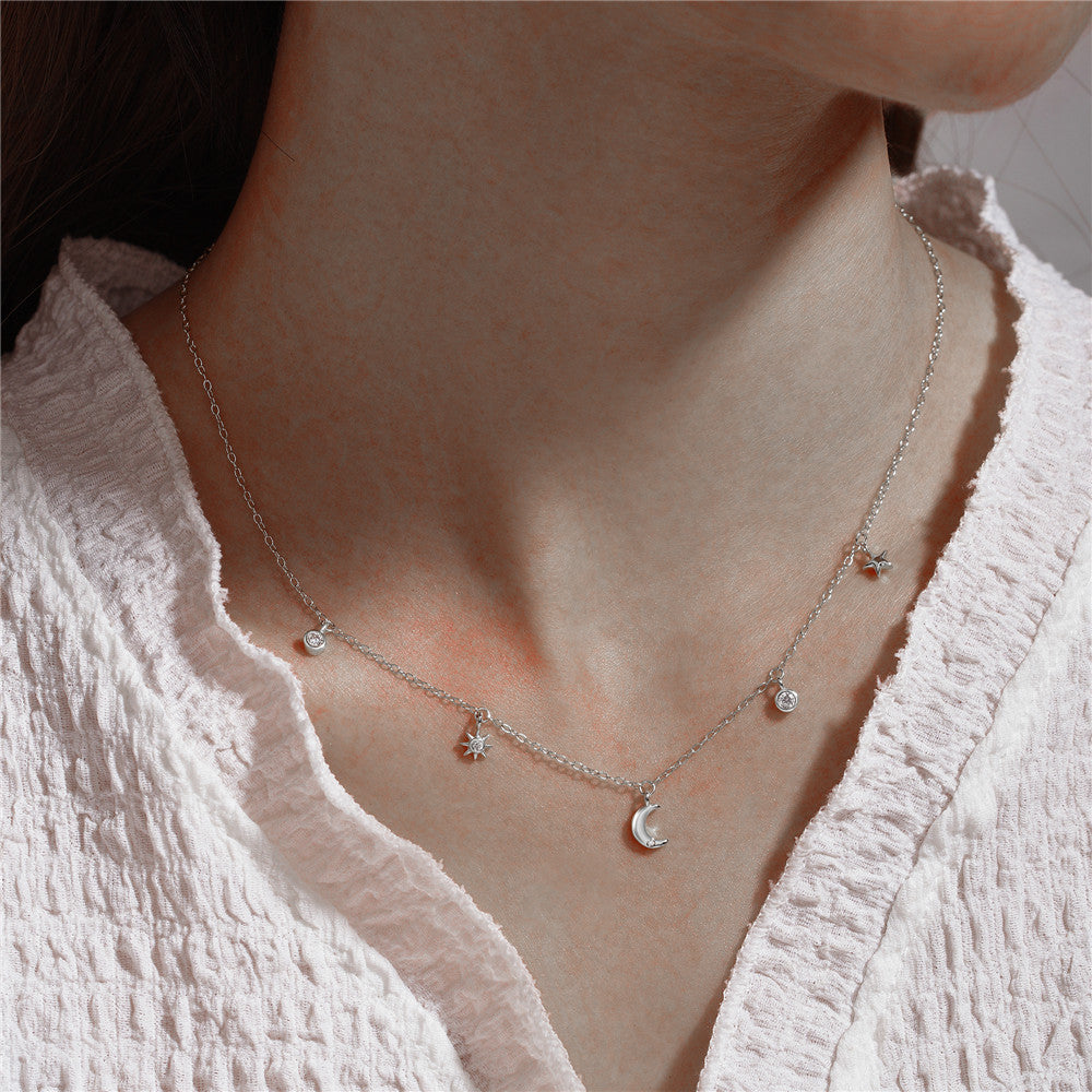 Collar de Plata Theresa con Diseño de Eslabones