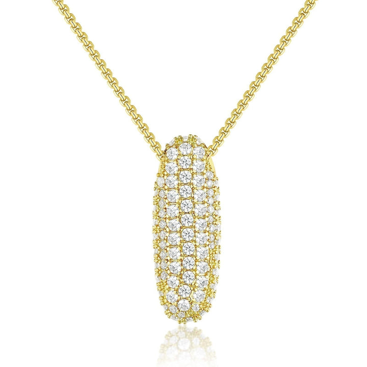 Frieda – Cadena de oro con colgante natural