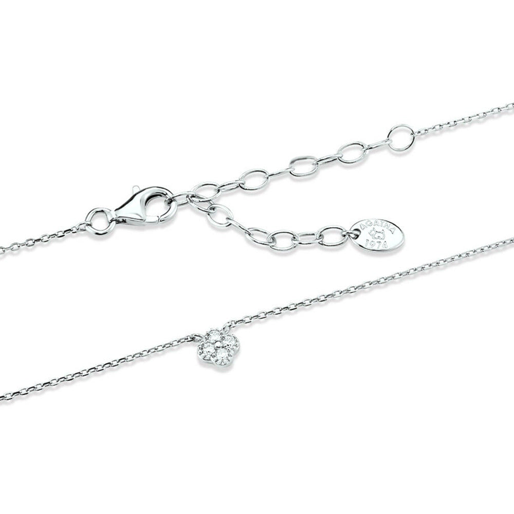 Collar de plata minimalista con colgante - Raúl & Sara Madrid