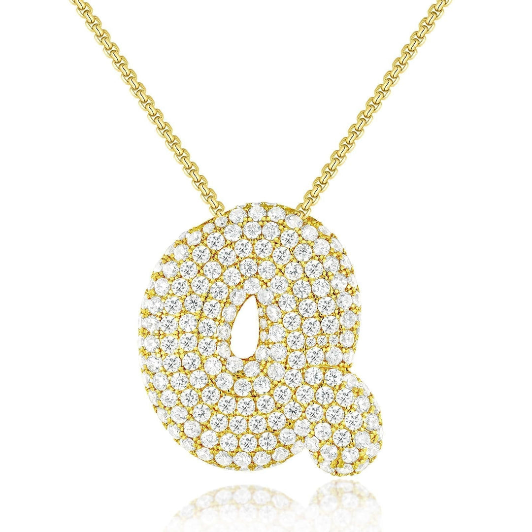 Frieda – Cadena de oro con colgante natural