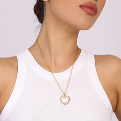 Collar de oro con colgante refinado - Raúl & Sara Madrid