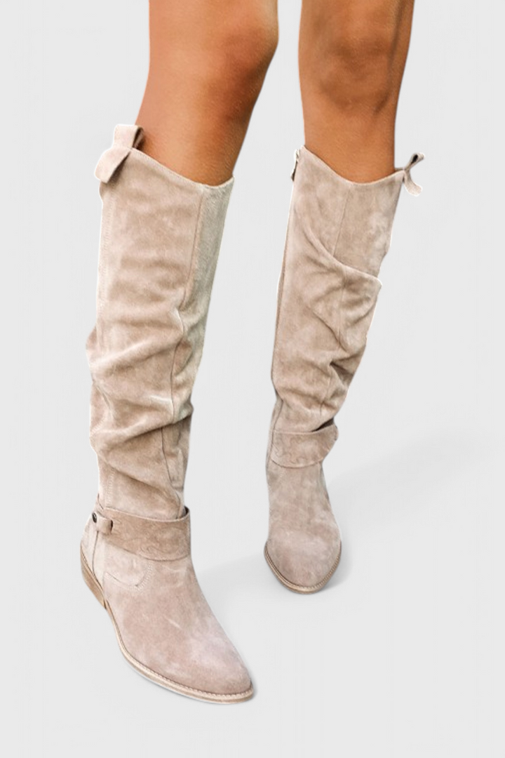 Celine Botas Altas con Diseño Retro
