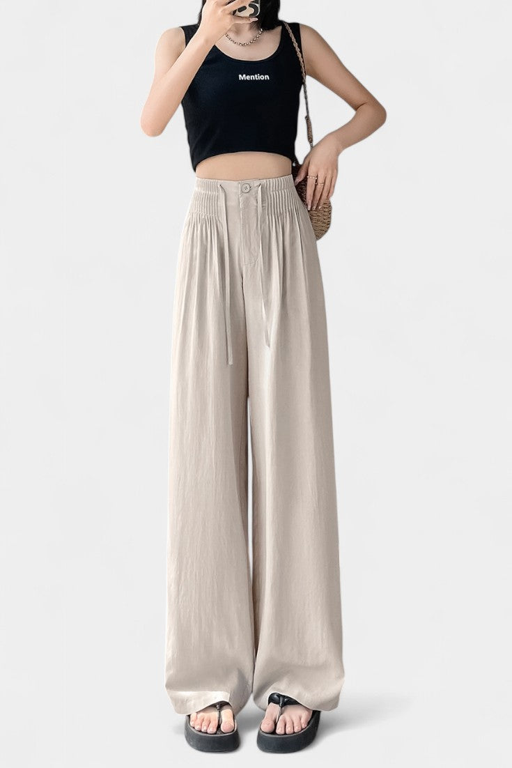Ilyana Pantalones de Cintura Alta con Pierna Ancha - Raúl & Sara Madrid