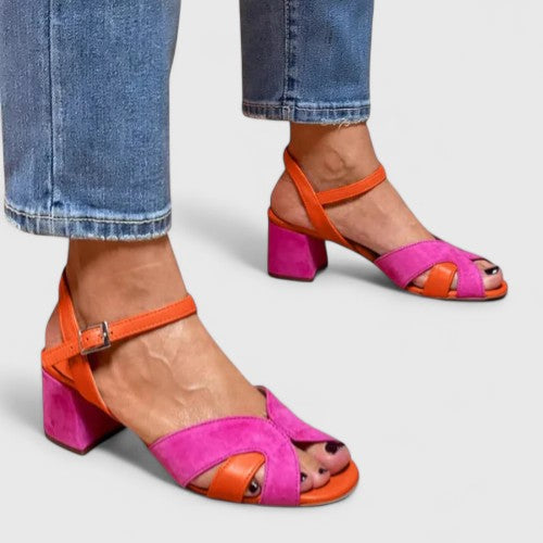 Solange · Sandalia de cuña con tira ajustable - Raúl & Sara Madrid