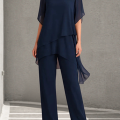 Aurora · Conjunto de Pantalones Palazzo de Gasa - Raúl & Sara Madrid