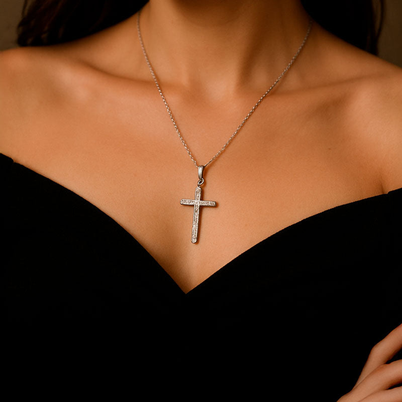 Collar Cruz - Silver