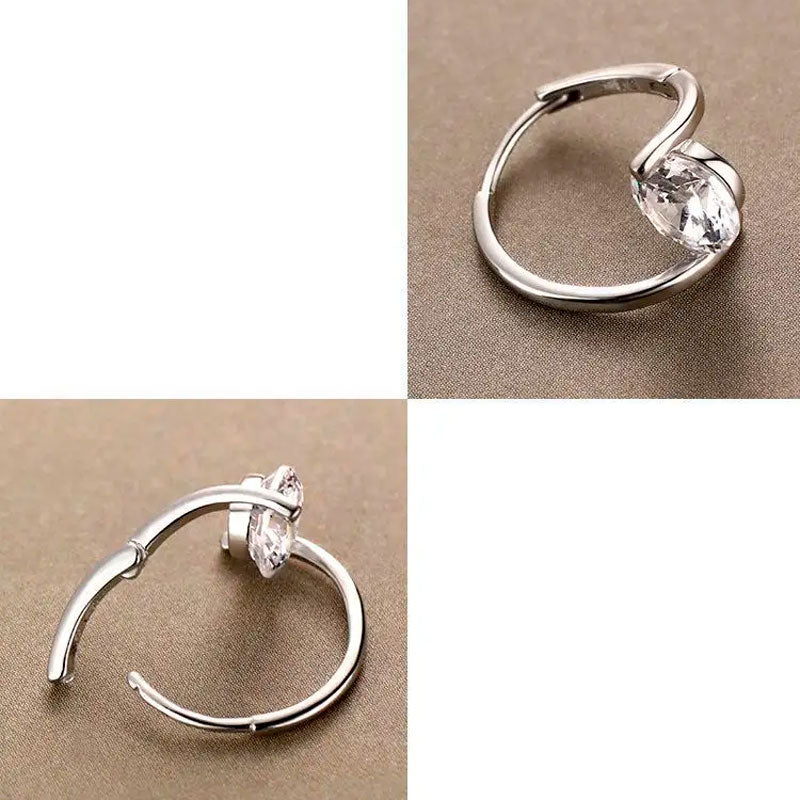 Pendientes de Circonita en Plata