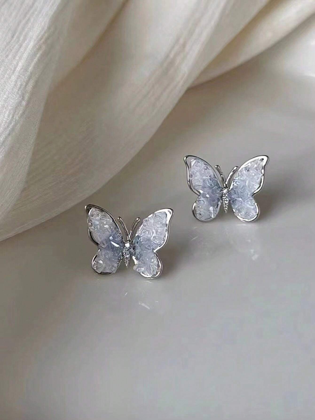 Pendientes Mariposa de Cristal