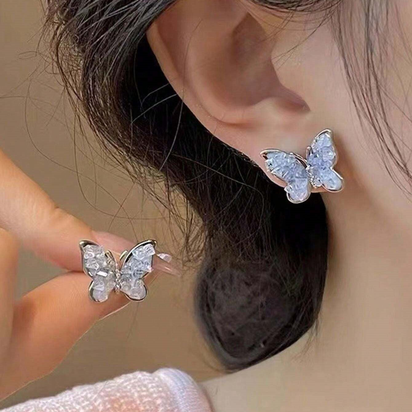 Pendientes Mariposa de Cristal