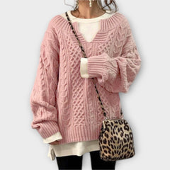 Lili · Jersey Oversize de Punto Trenzado - Raúl & Sara Madrid